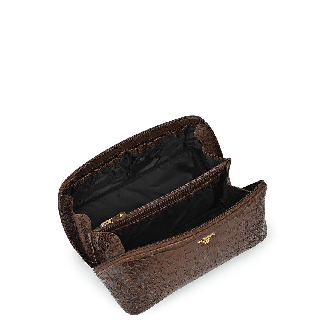 Classic Vanity Pouch - Walnut (L)