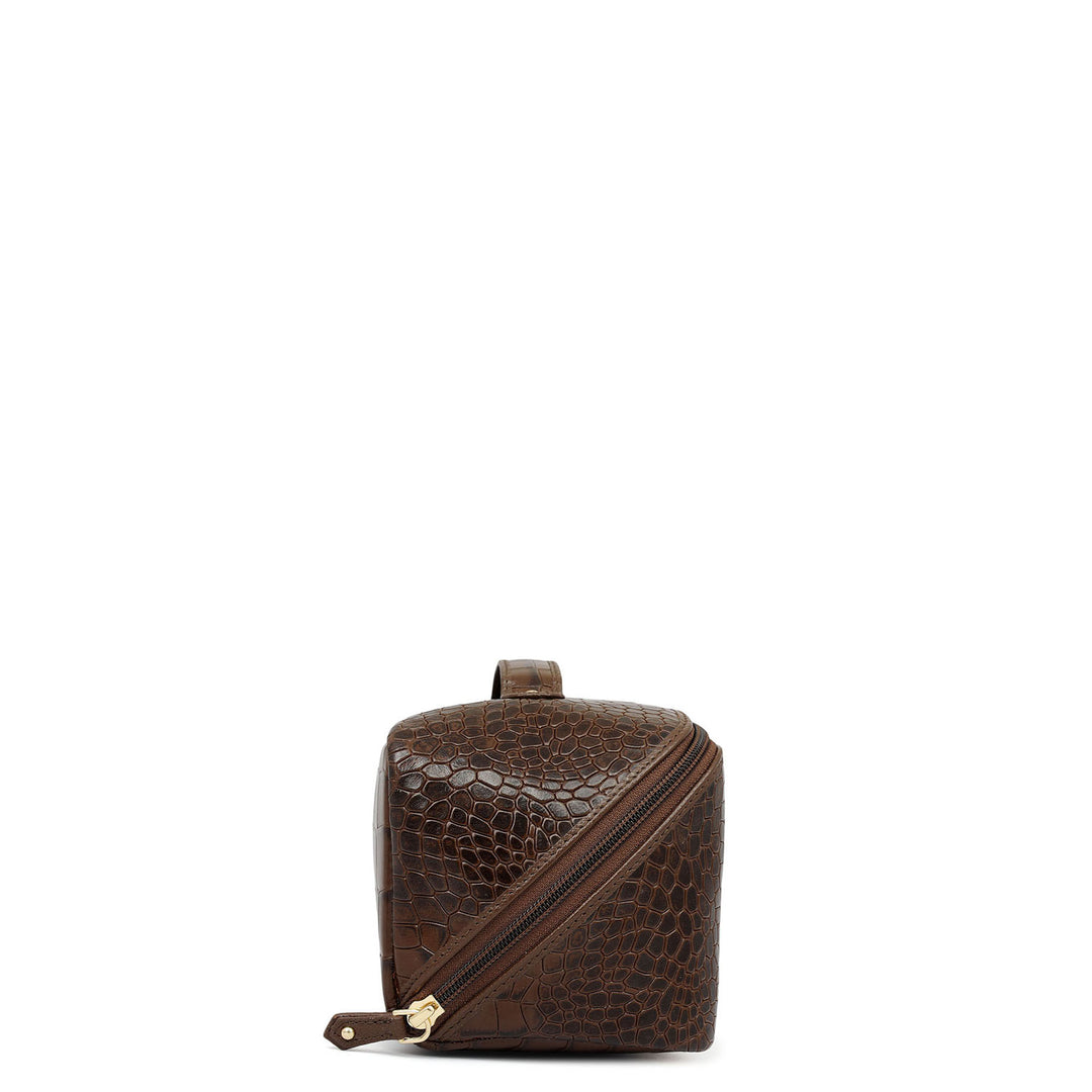 Classic Vanity Pouch - Walnut (S)