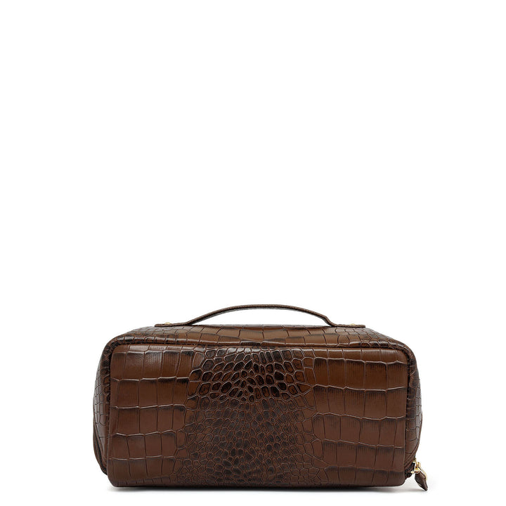 Classic Vanity Pouch - Walnut (S)