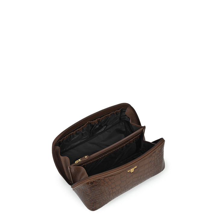 Classic Vanity Pouch - Walnut (S)