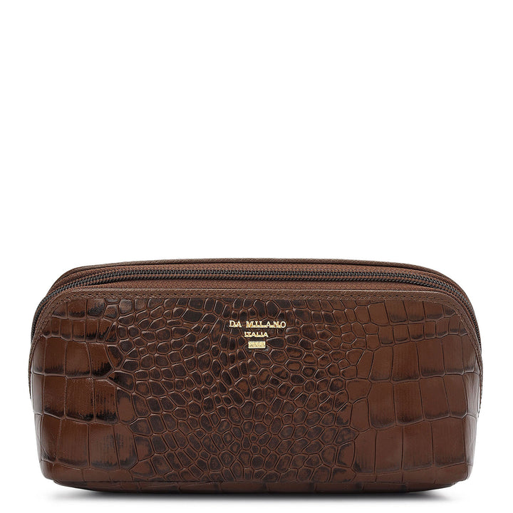 Classic Vanity Pouch - Walnut