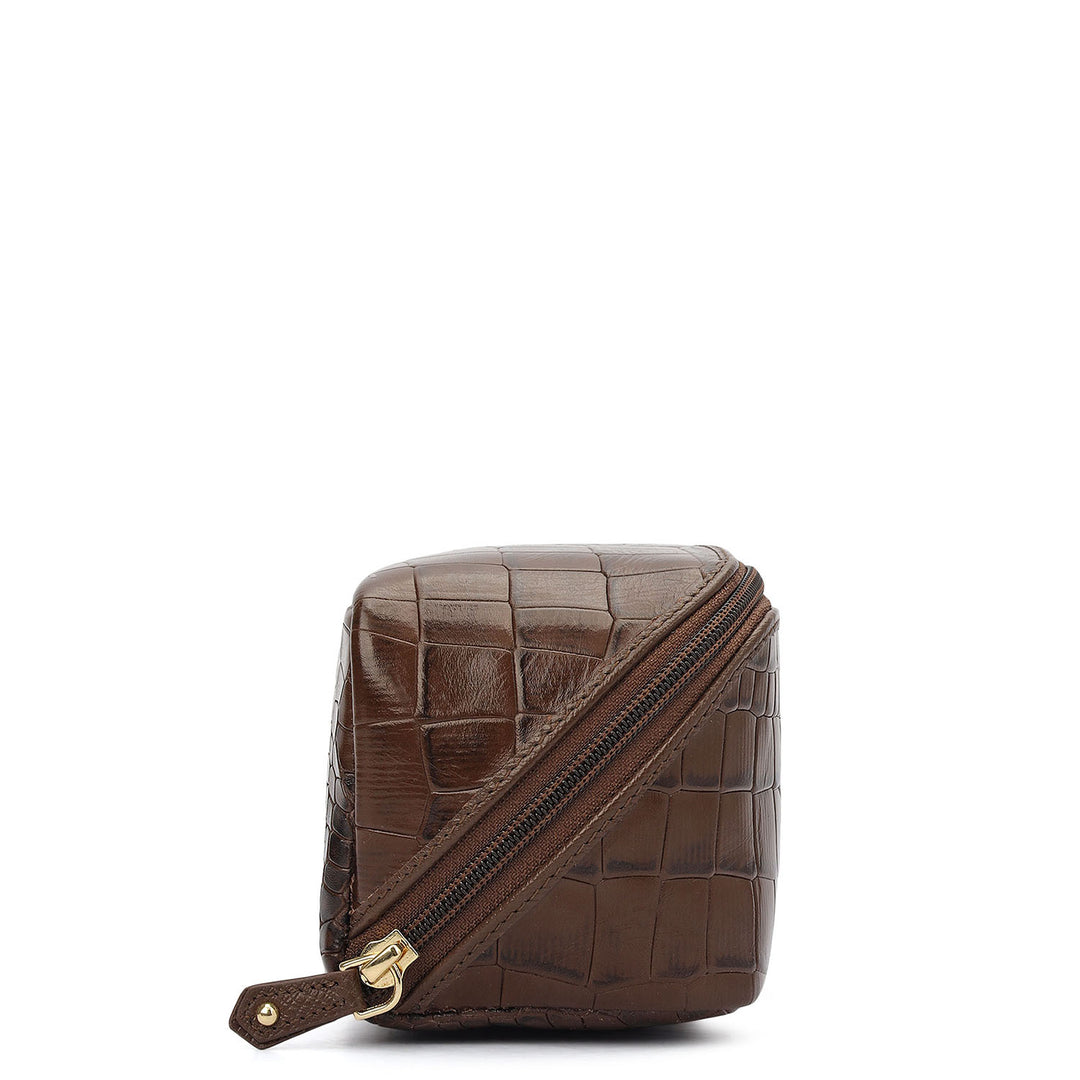 Classic Vanity Pouch - Walnut