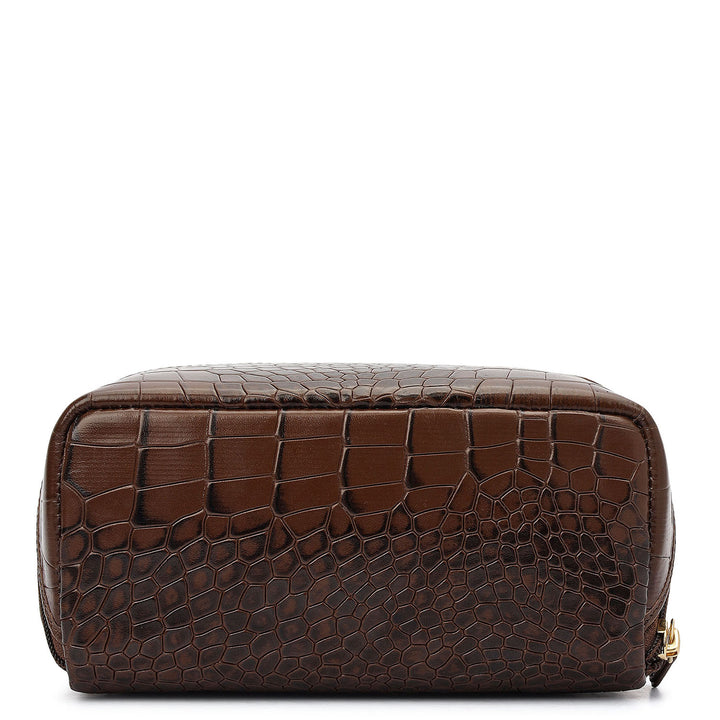 Classic Vanity Pouch - Walnut