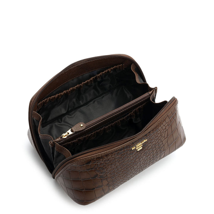 Classic Vanity Pouch - Walnut