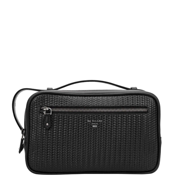 Emboss Vanity Pouch - Black