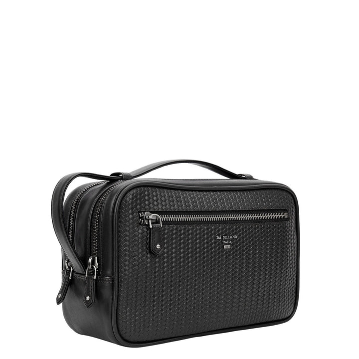 Emboss Vanity Pouch - Black