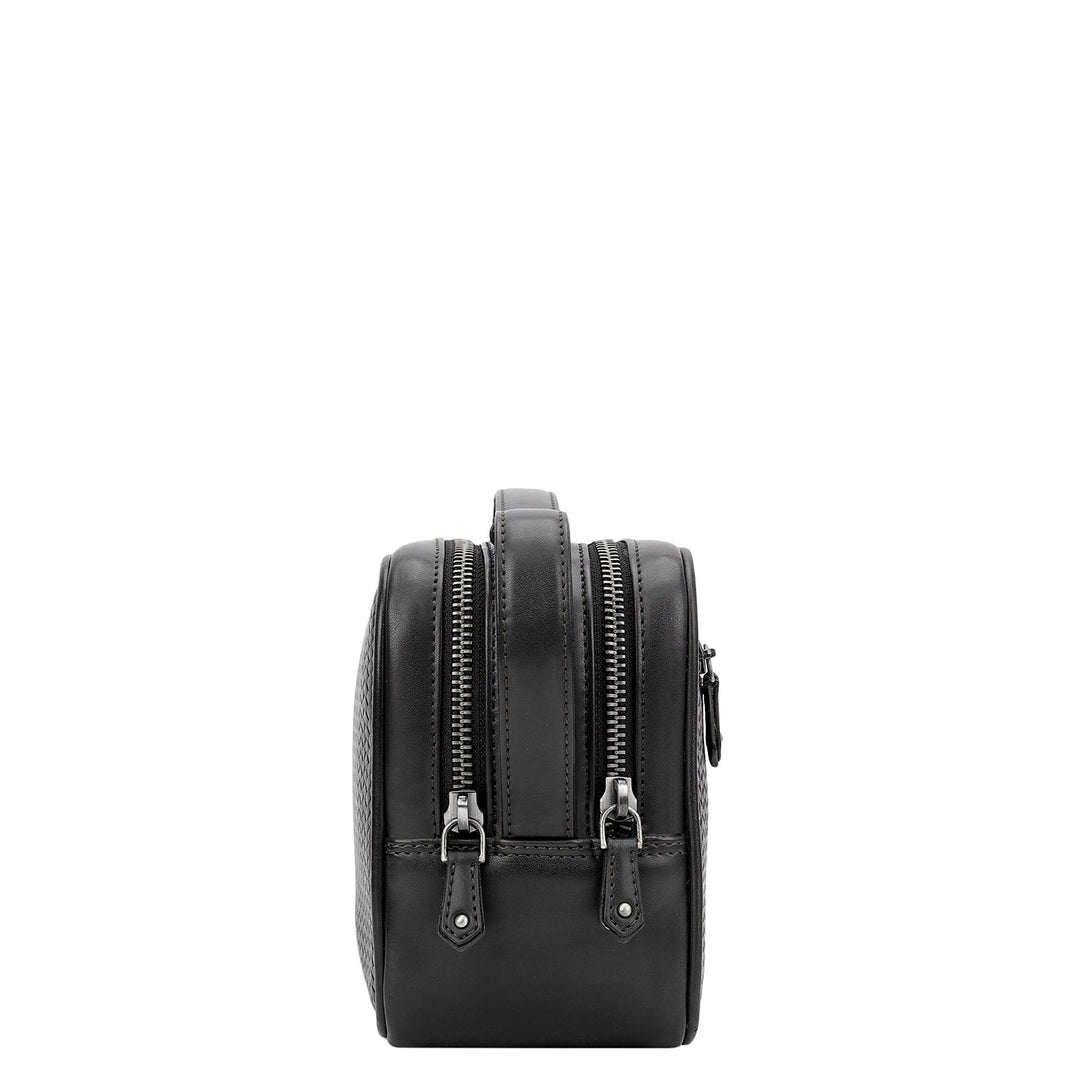 Emboss Vanity Pouch - Black
