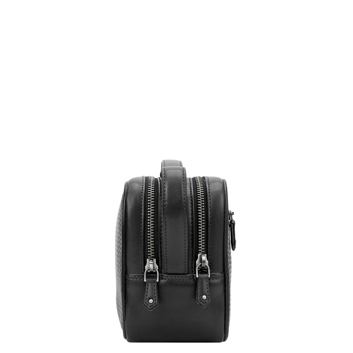 Emboss Vanity Pouch - Black
