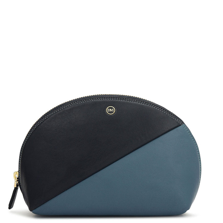 Prisme Vanity Pouch (L)- Navy & Sky Blue