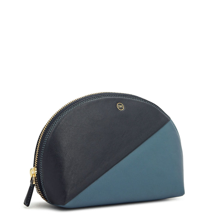 Prisme Vanity Pouch (L)- Navy & Sky Blue