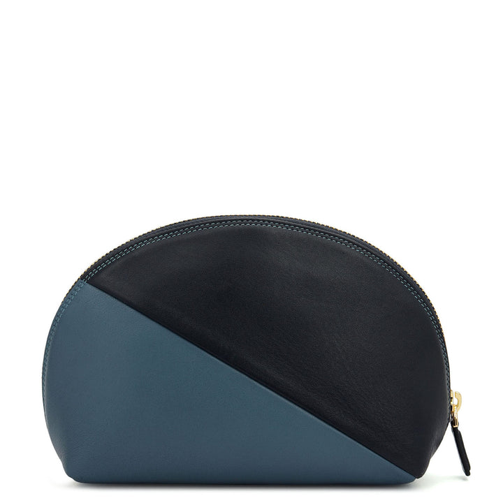 Prisme Vanity Pouch (L)- Navy & Sky Blue