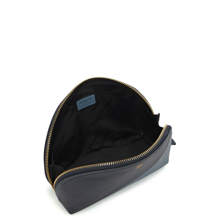 Prisme Vanity Pouch (L)- Navy & Sky Blue