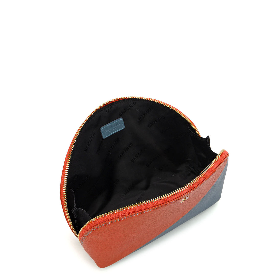 Prisme Vanity Pouch (L)- Navy & Sky Blue