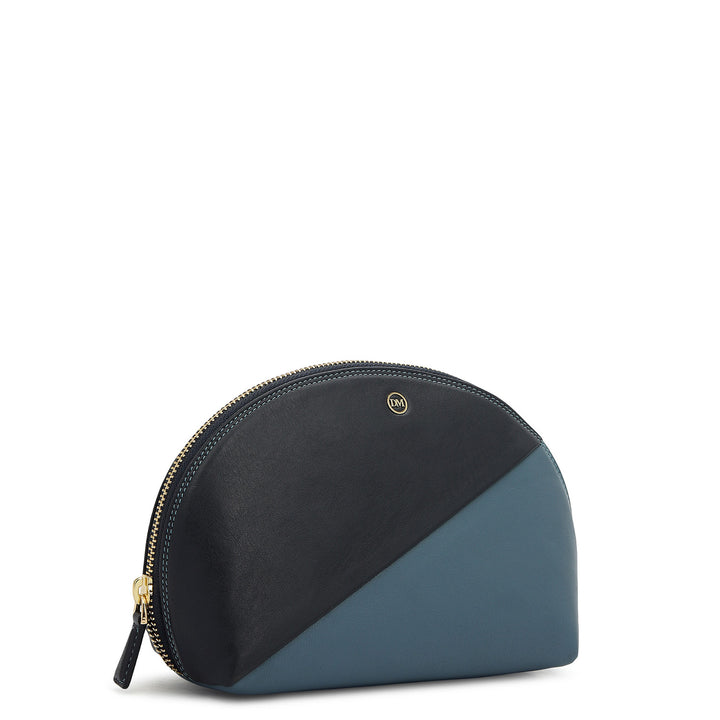 Prisme Vanity Pouch (M)- Navy & Sky Blue