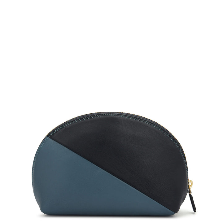 Prisme Vanity Pouch (M)- Navy & Sky Blue