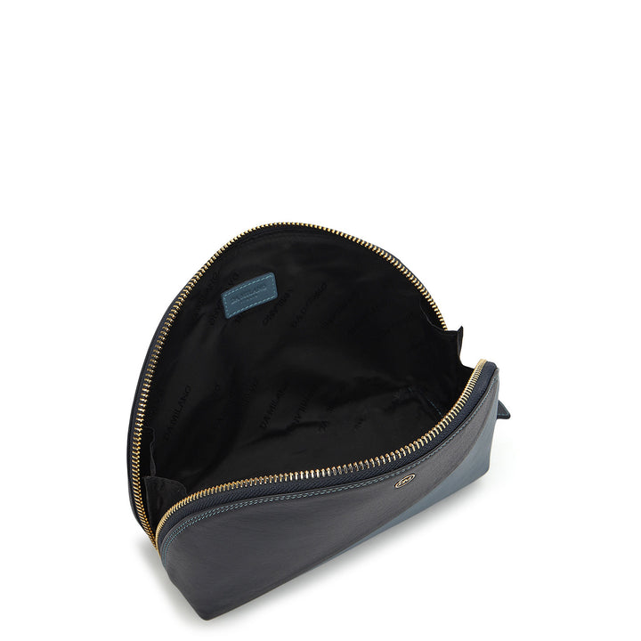 Prisme Vanity Pouch (M)- Navy & Sky Blue
