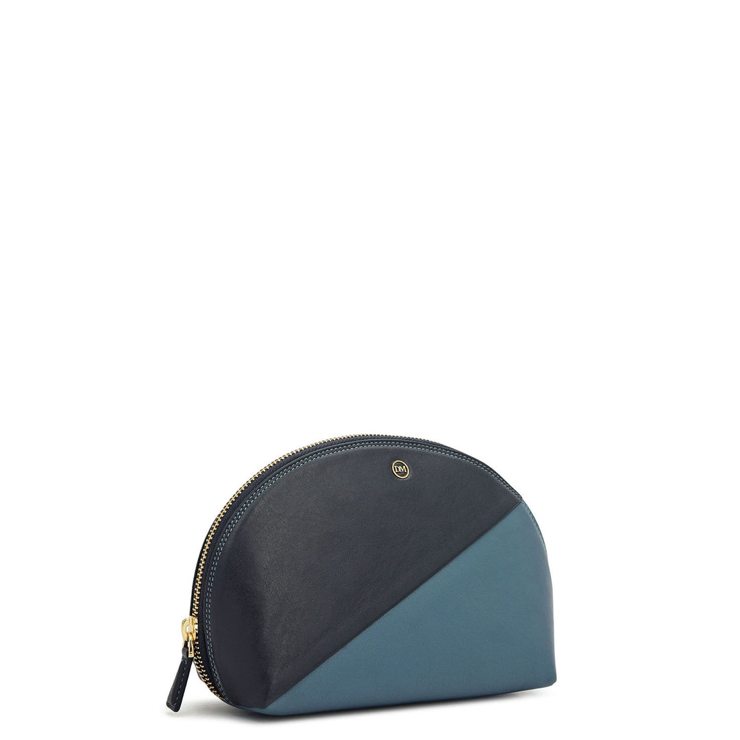 Prisme Vanity Pouch (S) - Navy & Sky Blue