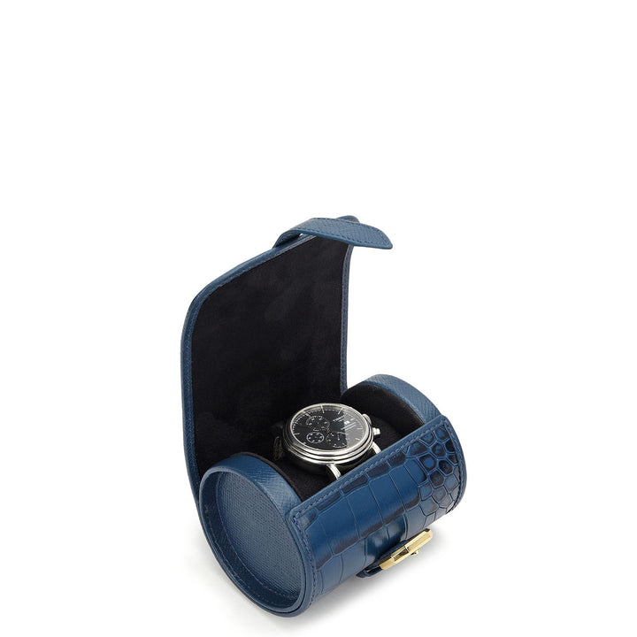 Single Slot Leather Watch Box - Twilight