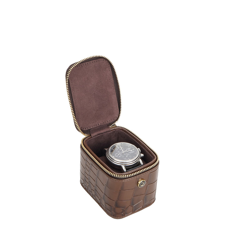 Online Exclusive Watch Case - Walnut