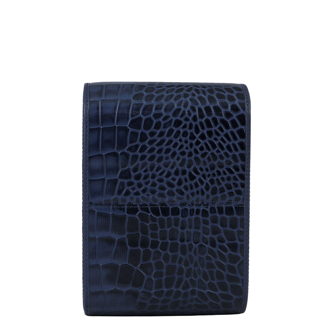 Croco Leather Watch Box - Stardust