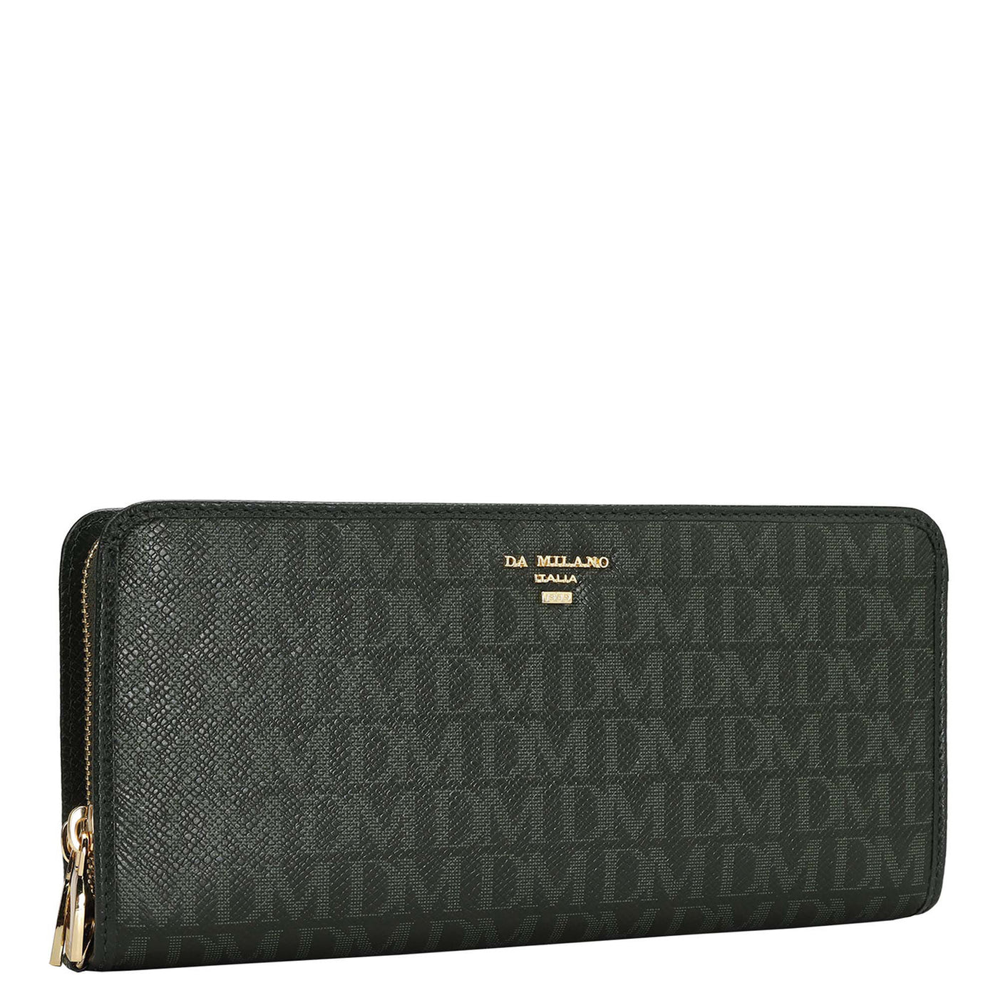 Monogram Franzy Leather Multi Pouch - Petrol Green