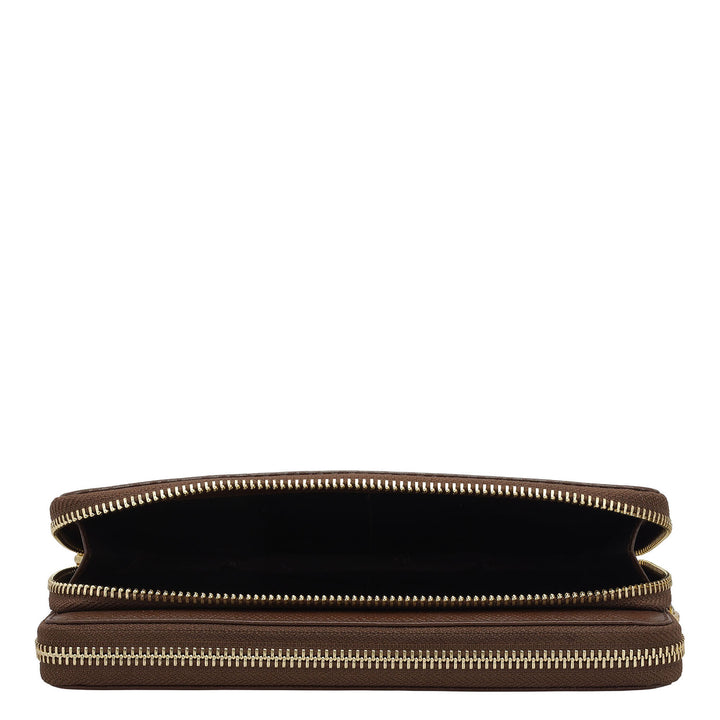 Monogram Leather Ladies Wallet - Date