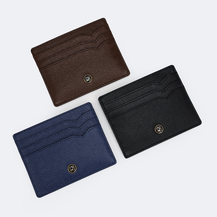 7 Slots Leather Card Case - Stardust