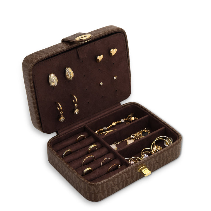 Monogram Jewellery Case - Walnut