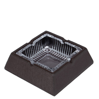 Franzy Leather Ash Tray - Brown