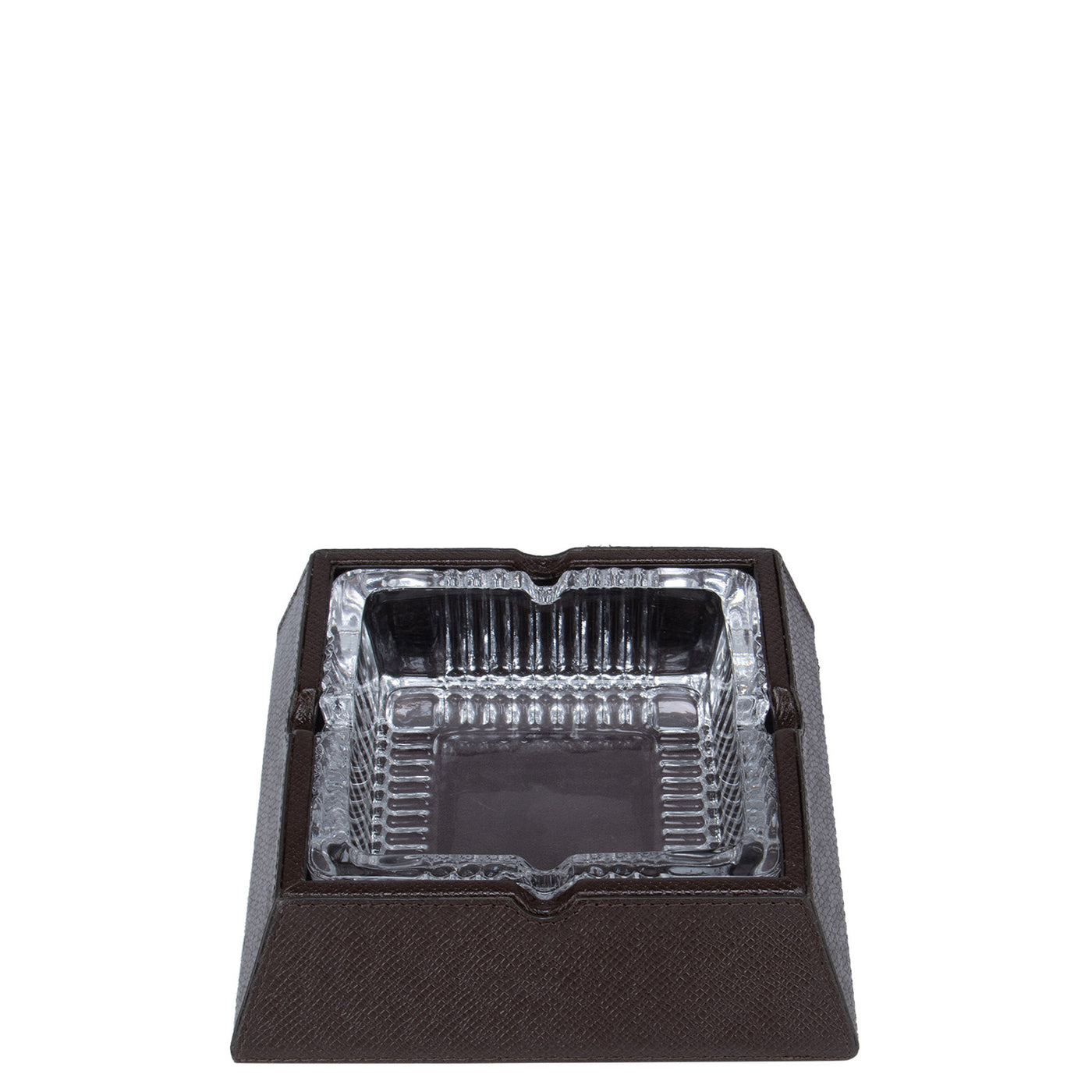 Franzy Leather Ash Tray - Brown