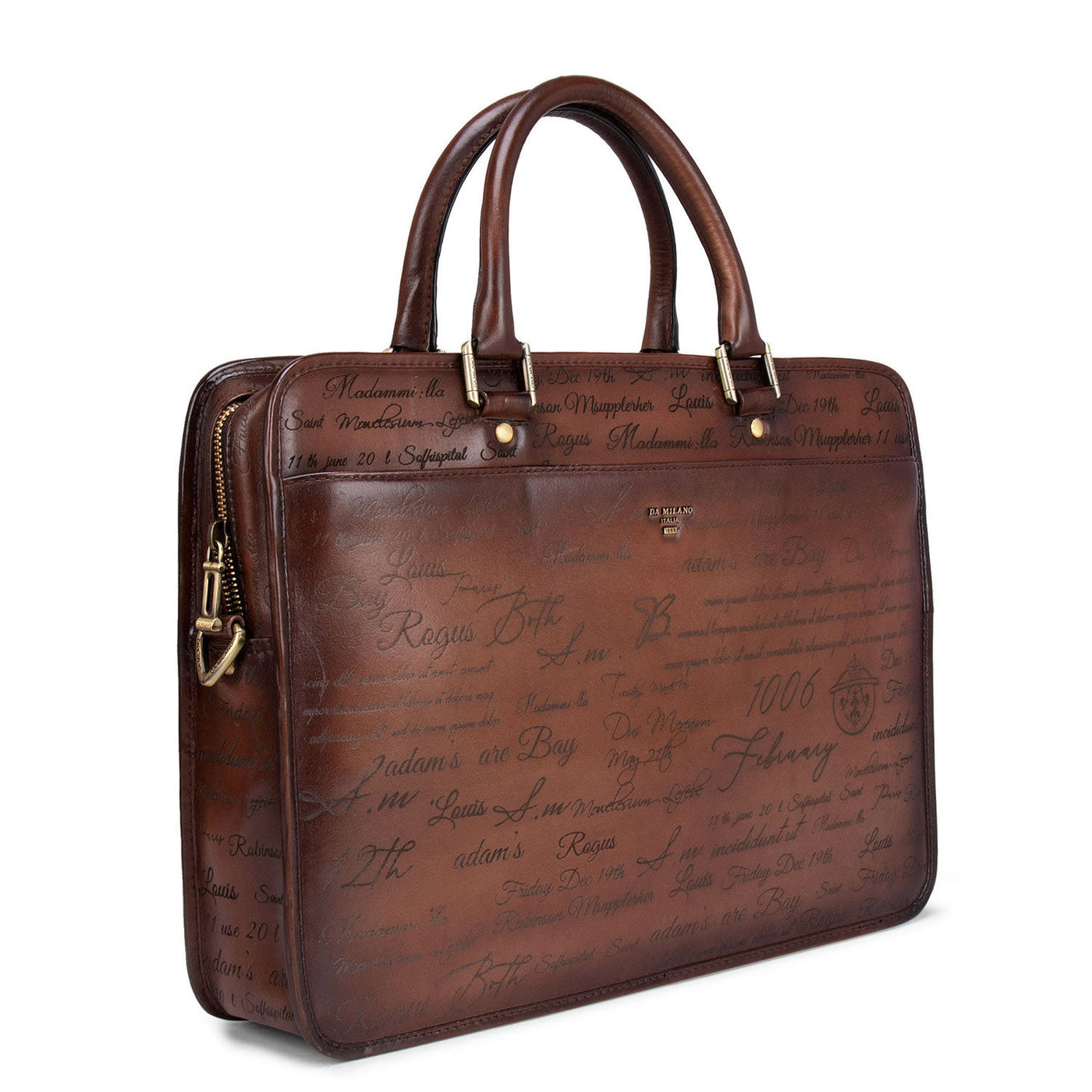 Buy Brown Laptop Bags for Men by Da Milano Online