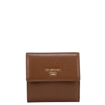 Cognac Franzy Men & Ladies Wallet Gift Set