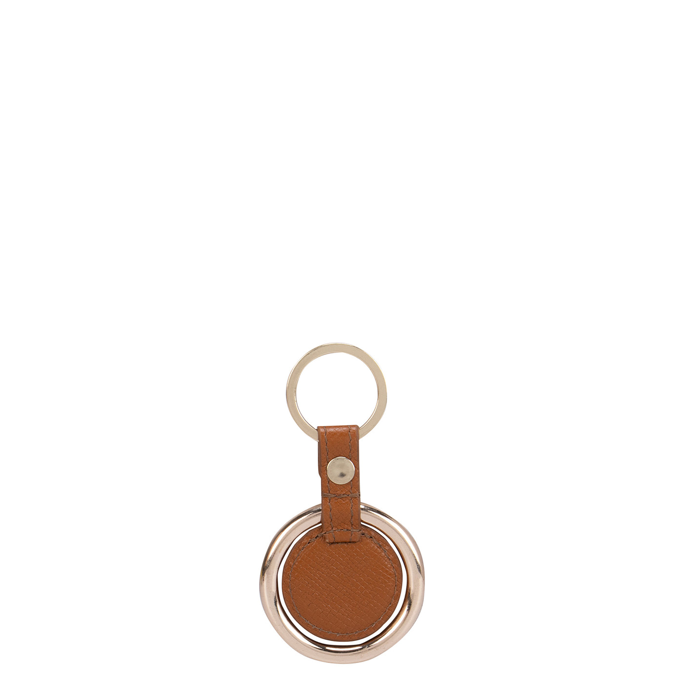 Cognac Mens Wallet & Keychain Gift Set