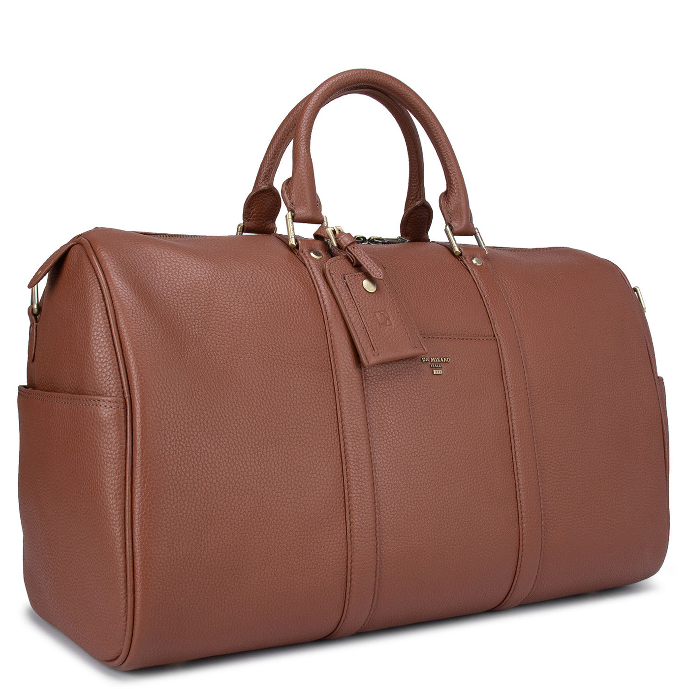 Wax Leather Luggage - Cognac
