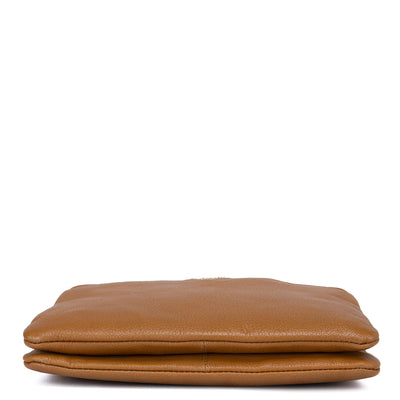 Small Wax Leather Sling - Tan