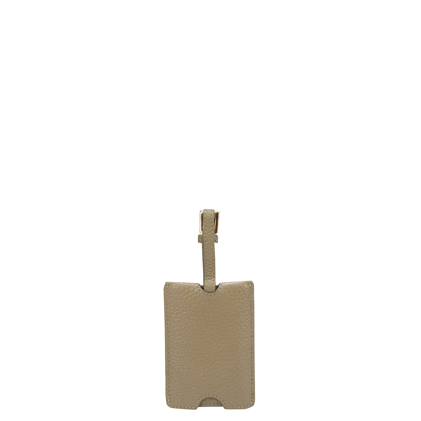 Wax Leather Luggage Tag - Olive
