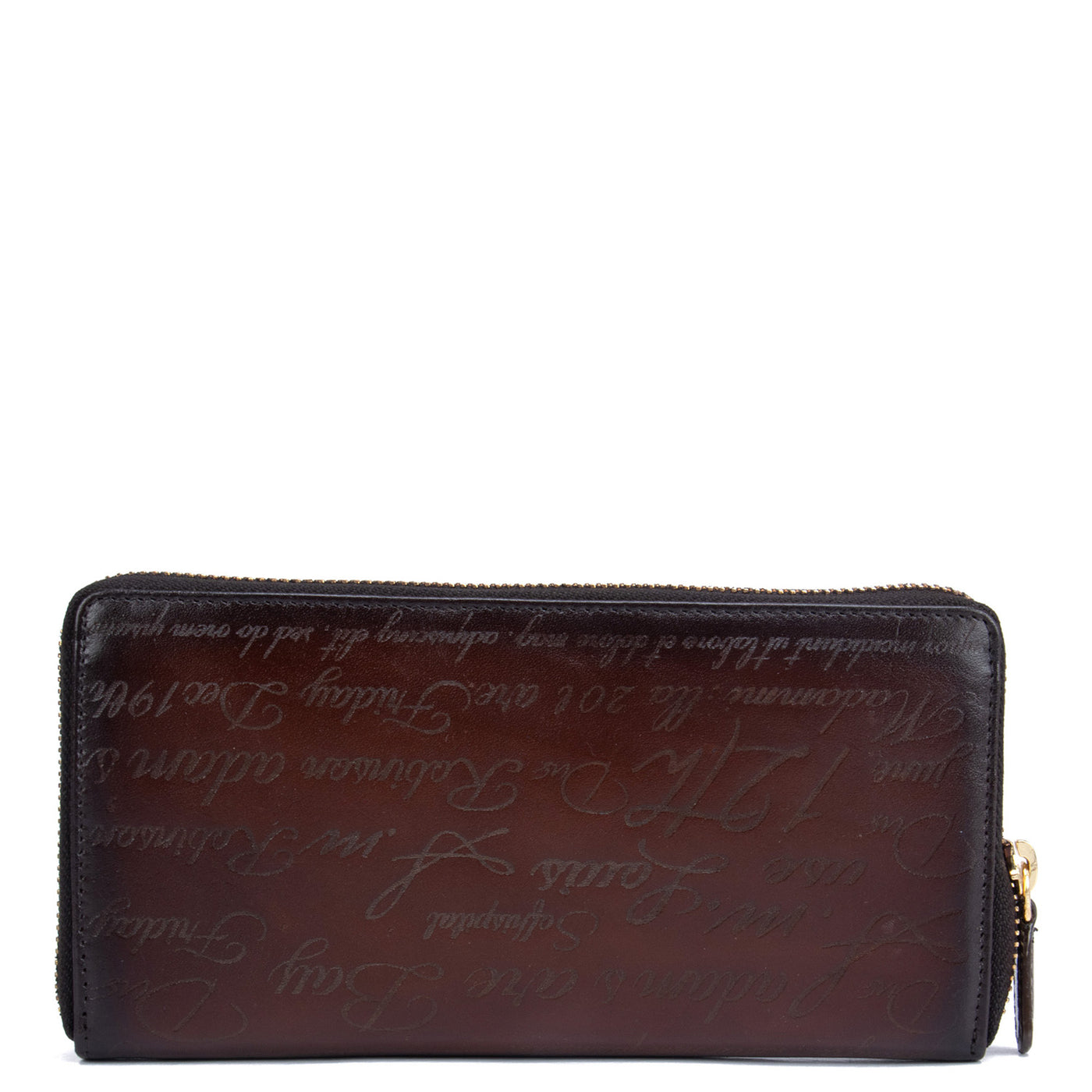 Da Milano Signato Leather Ladies Wallet - Cognac