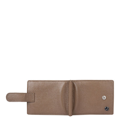 Franzy Leather Money Clip - Cafe