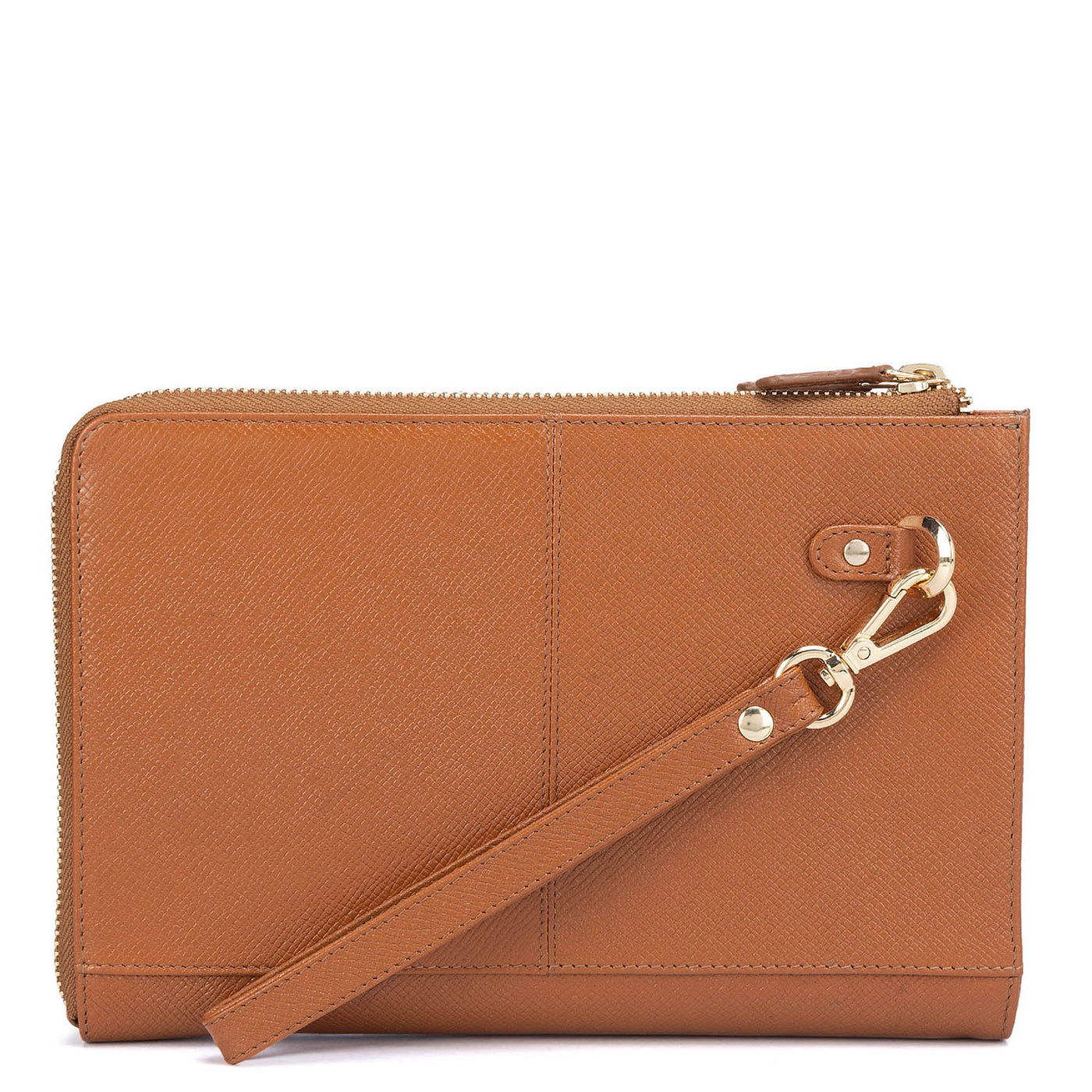 Franzy Leather Multi Pouch - Cognac