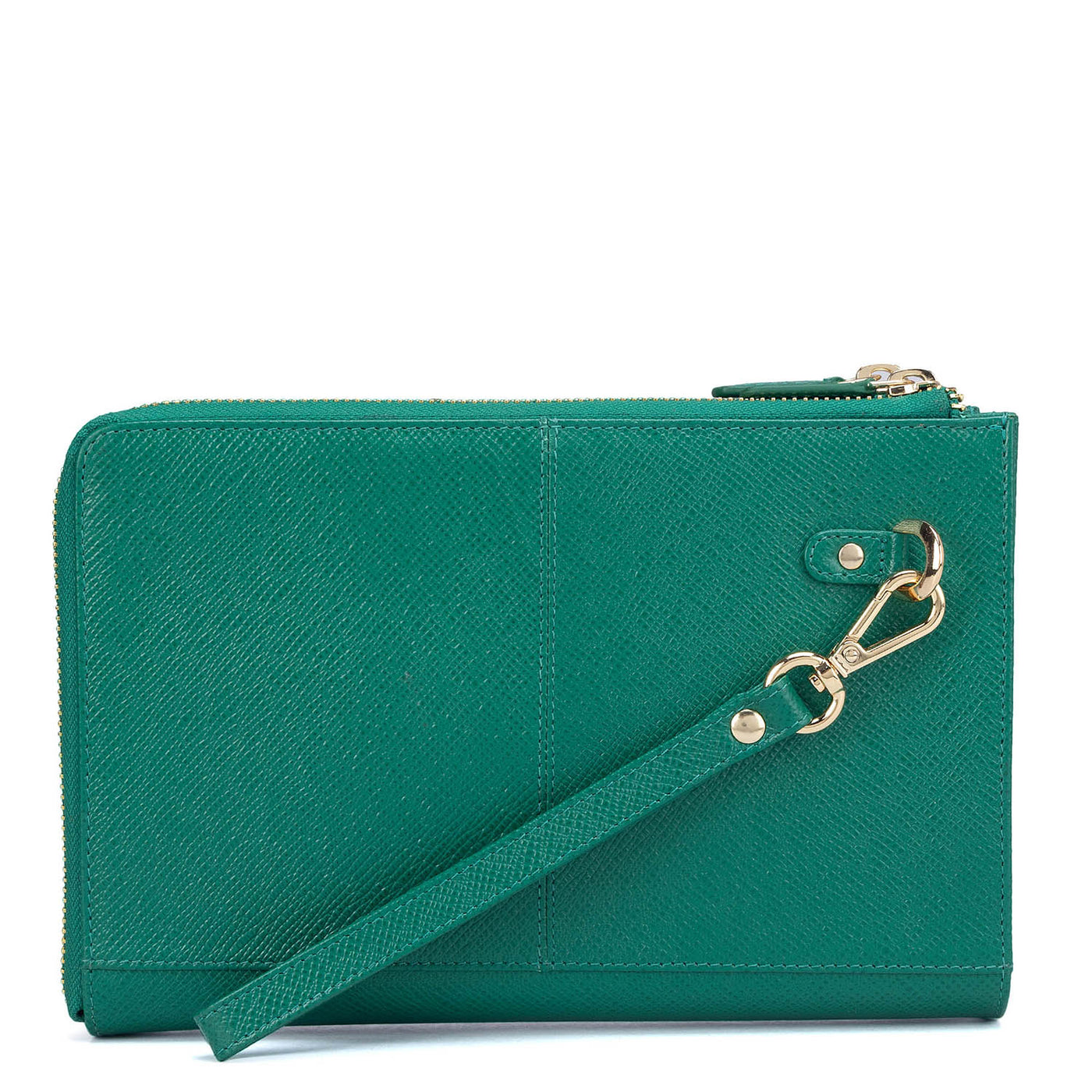 Franzy Leather Multi Pouch - Green