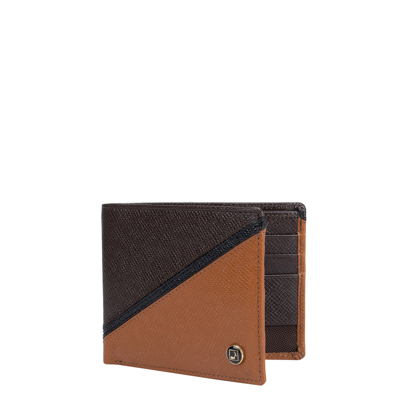 Franzy Leather Mens Wallet - Chocolate & Cognac
