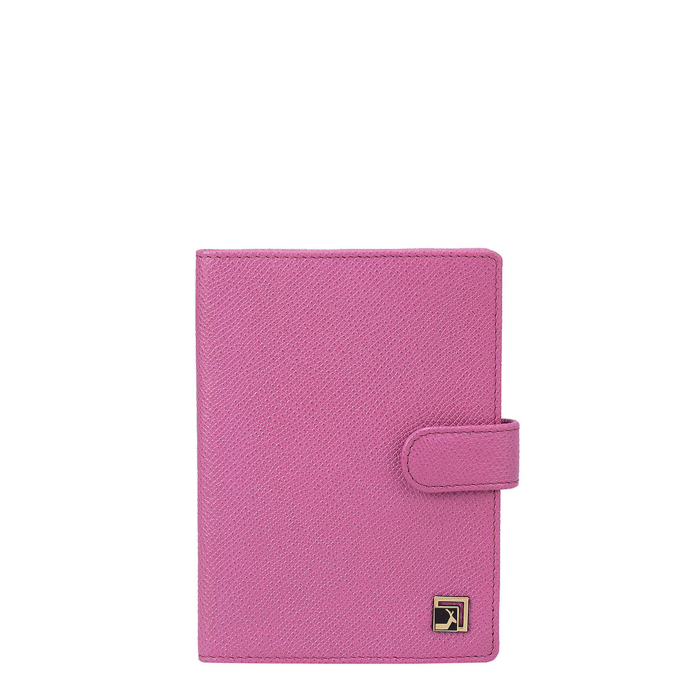 Franzy Leather Passport Case - Pink