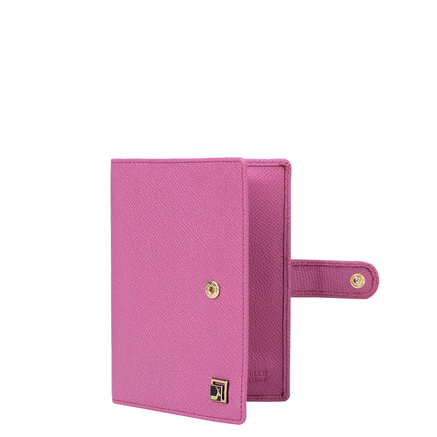 Franzy Leather Passport Case - Pink