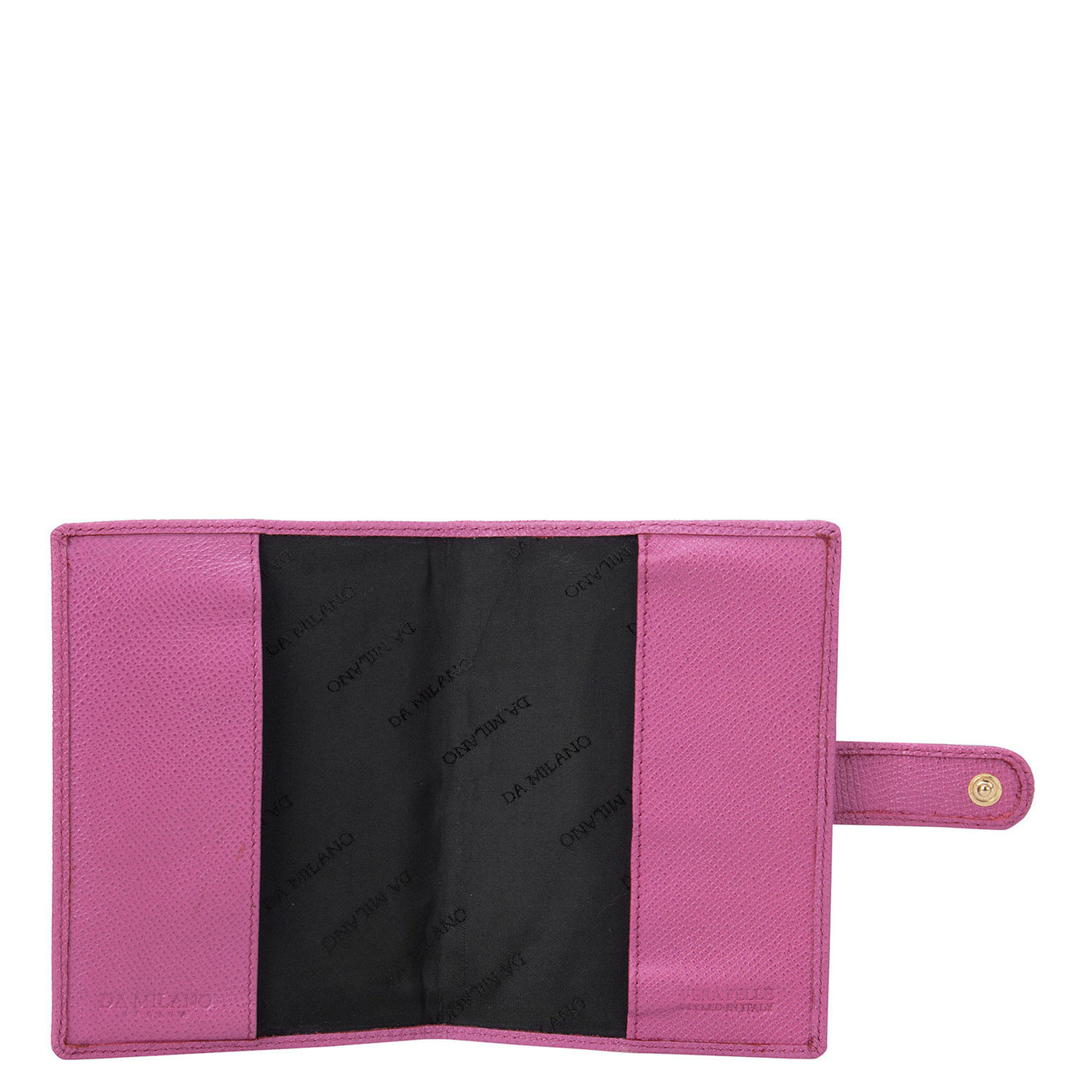 Franzy Leather Passport Case - Pink