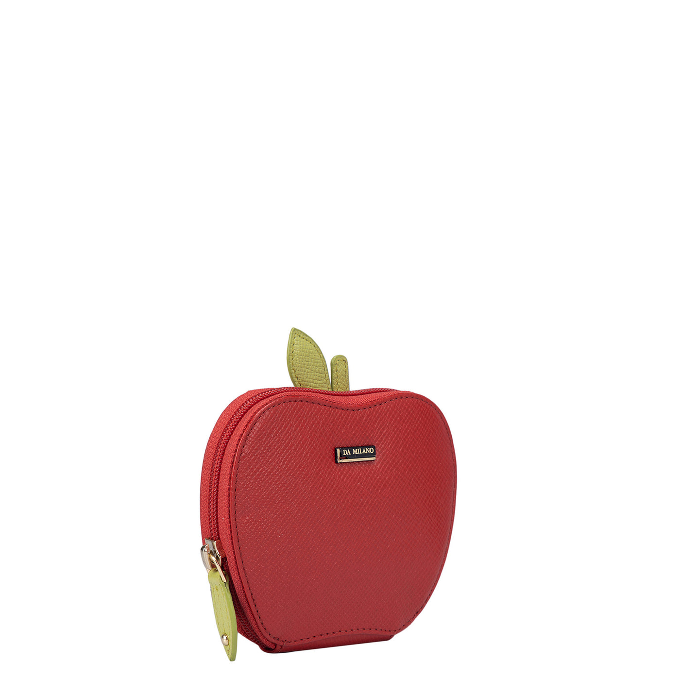 Small Franzy Leather Pouch - Red