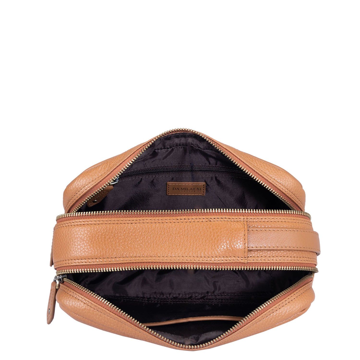 Black Wax Monogram Leather Computer Bag - Upto 14 – Da Milano